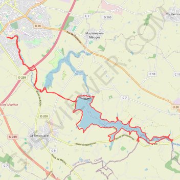 Itinéraire Tour du Lac de Verdon, distance, dénivelé, altitude, carte, profil, trace GPS