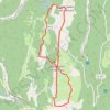 Itinéraire Tour du Vercors 2019 - Jour 1, distance, dénivelé, altitude, carte, profil, trace GPS