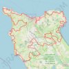 Itinéraire Tour du Cotentin Gravel - Tracé intégral, distance, dénivelé, altitude, carte, profil, trace GPS