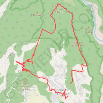 Itinéraire Plaine des Grègues, boucle des Margoziers, distance, dénivelé, altitude, carte, profil, trace GPS