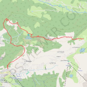 Itinéraire Des Confins à La Clusaz en passant par la Tête du Danay, distance, dénivelé, altitude, carte, profil, trace GPS