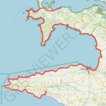 Itinéraire Rando bord brest, distance, dénivelé, altitude, carte, profil, trace GPS