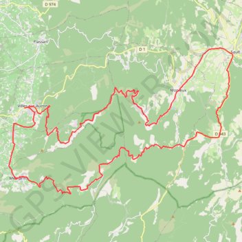 Itinéraire Les Gorges de la Nesque - Villes-sur-Auzon, distance, dénivelé, altitude, carte, profil, trace GPS
