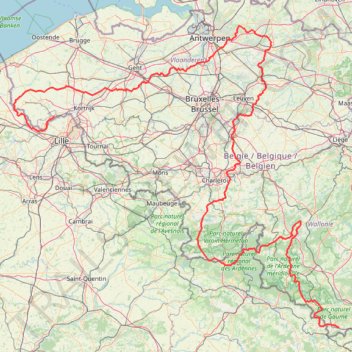 Itinéraire Bikeway To Hell (BWTH) Le Zig Zag des Trappistes 2025, distance, dénivelé, altitude, carte, profil, trace GPS