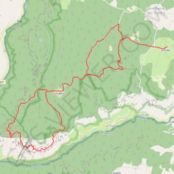 Itinéraire Gorges du Tarn 4-16135143, distance, dénivelé, altitude, carte, profil, trace GPS