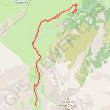 Itinéraire Lac de Lagües, distance, dénivelé, altitude, carte, profil, trace GPS