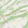 Itinéraire La Vue des Alpes - Dombresson, distance, dénivelé, altitude, carte, profil, trace GPS