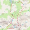 Itinéraire Fontargente-Joclar-Crête des Isards, distance, dénivelé, altitude, carte, profil, trace GPS