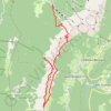 Itinéraire 1er jour boucle sur les balcons Est du Vercors, distance, dénivelé, altitude, carte, profil, trace GPS