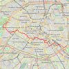 Itinéraire Traversée de Paris (Ouest-Est) (2020), distance, dénivelé, altitude, carte, profil, trace GPS