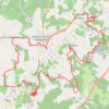 Itinéraire CIRCUIT 37KM rouge, distance, dénivelé, altitude, carte, profil, trace GPS