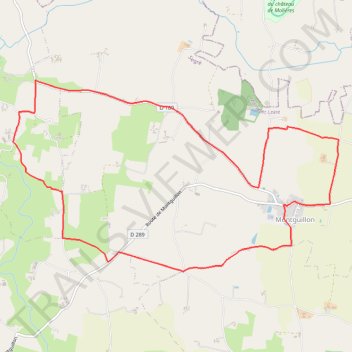 Itinéraire Circuit de Montguillon, distance, dénivelé, altitude, carte, profil, trace GPS