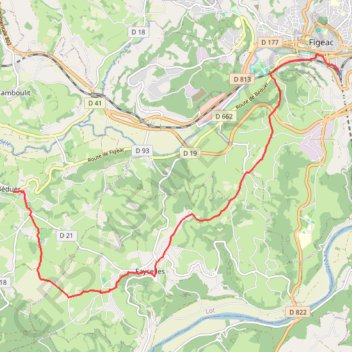 Itinéraire GR651 - Etape 1, distance, dénivelé, altitude, carte, profil, trace GPS