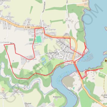 Itinéraire Erquy - Saint jacut, distance, dénivelé, altitude, carte, profil, trace GPS