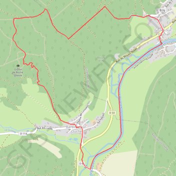 Itinéraire Vallée de l'Ouche, distance, dénivelé, altitude, carte, profil, trace GPS
