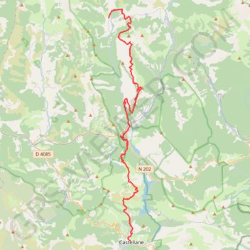 Itinéraire Chemins du Soleil, distance, dénivelé, altitude, carte, profil, trace GPS
