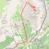 Itinéraire Montgenèvre - Le Chaberton en AR, distance, dénivelé, altitude, carte, profil, trace GPS