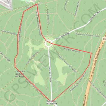 Itinéraire Bois de Clamart, distance, dénivelé, altitude, carte, profil, trace GPS