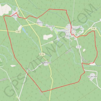 Itinéraire Randonnée la brévière, distance, dénivelé, altitude, carte, profil, trace GPS