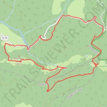 Itinéraire La foret de l eau salee les fours verriers -les mi..., distance, dénivelé, altitude, carte, profil, trace GPS
