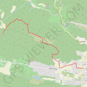 Itinéraire Le Val - Chapelle Saint Blaise, distance, dénivelé, altitude, carte, profil, trace GPS