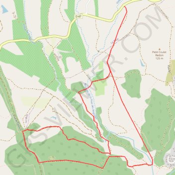 Itinéraire Trou de la Jarre, distance, dénivelé, altitude, carte, profil, trace GPS