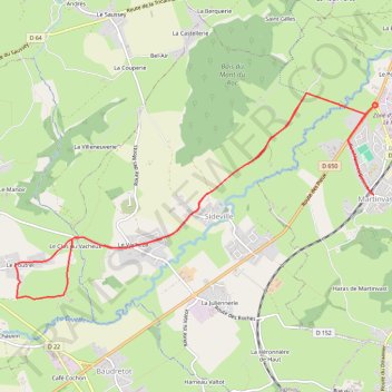 Itinéraire 4 - 2026 RdC Famille 13 km V1, distance, dénivelé, altitude, carte, profil, trace GPS