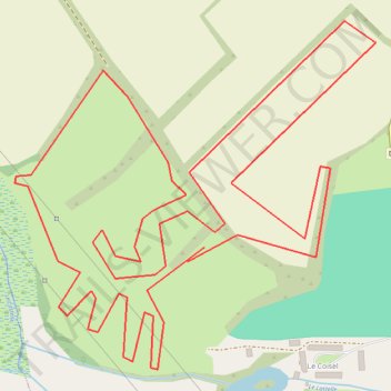 Itinéraire parcours endurance tt kids - TERRAIN MOTOCROSS GORGES, distance, dénivelé, altitude, carte, profil, trace GPS