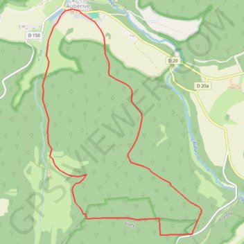 Itinéraire Auberive bois de charbonnière, distance, dénivelé, altitude, carte, profil, trace GPS