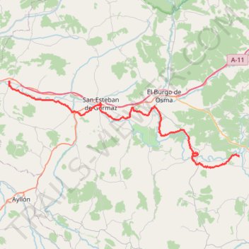 Itinéraire CID-3, distance, dénivelé, altitude, carte, profil, trace GPS