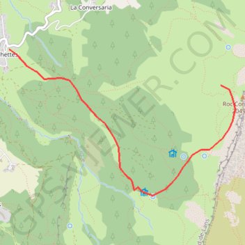 Itinéraire Plateau du Cornafion, distance, dénivelé, altitude, carte, profil, trace GPS