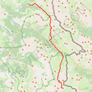 Itinéraire GR56 - Tour de l'Ubaye, jour 4, distance, dénivelé, altitude, carte, profil, trace GPS