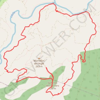 Itinéraire Les Arcs sur Argens, distance, dénivelé, altitude, carte, profil, trace GPS