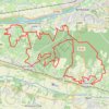 Itinéraire Lussault Mesvre, distance, dénivelé, altitude, carte, profil, trace GPS