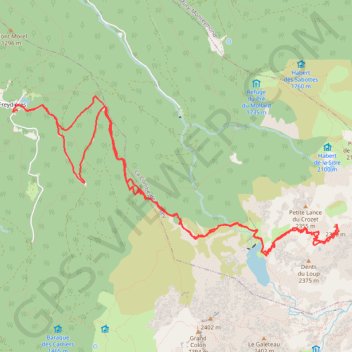 Itinéraire Col du Loup, distance, dénivelé, altitude, carte, profil, trace GPS
