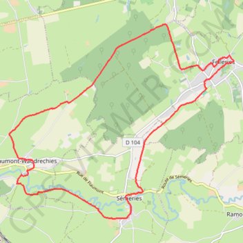 Itinéraire Trace vierge moulins, distance, dénivelé, altitude, carte, profil, trace GPS