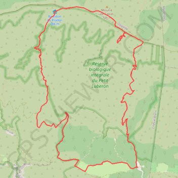 Itinéraire Bastidon du Pradon, distance, dénivelé, altitude, carte, profil, trace GPS