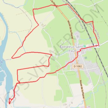 Itinéraire Montagnes du Matin - Epercieux-Saint-Paul, distance, dénivelé, altitude, carte, profil, trace GPS