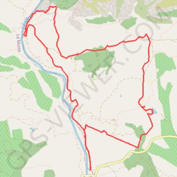 Itinéraire Pont de l'Endre Var, distance, dénivelé, altitude, carte, profil, trace GPS