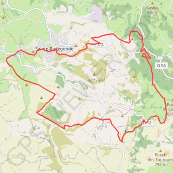 Itinéraire Combelles et les Crêtes, distance, dénivelé, altitude, carte, profil, trace GPS
