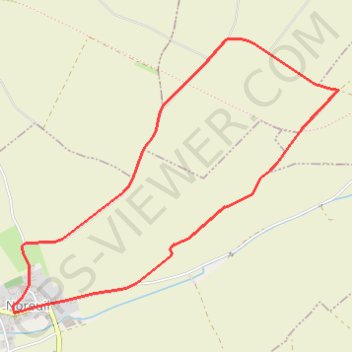 Itinéraire Sentier du Bois Gilles - Noreuil, distance, dénivelé, altitude, carte, profil, trace GPS
