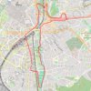Itinéraire Metz, Sablon - Seille - Bellecroix, distance, dénivelé, altitude, carte, profil, trace GPS