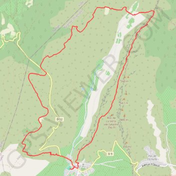 Itinéraire VINGRAU, les falaises- 15,5km-580m, distance, dénivelé, altitude, carte, profil, trace GPS