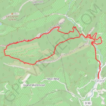 Itinéraire Dentelles de Montmirail, distance, dénivelé, altitude, carte, profil, trace GPS