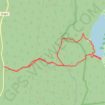 Itinéraire Etang du Cousseau., distance, dénivelé, altitude, carte, profil, trace GPS