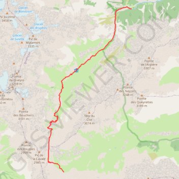 Itinéraire Entre les Aygues - Ravin du Pas de la Cavale, distance, dénivelé, altitude, carte, profil, trace GPS