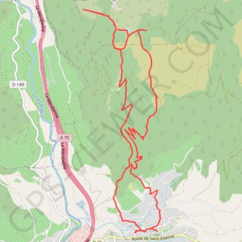 Itinéraire Soubès Chemin des Capitelles, rebord du Larzac et Mas de Rouquet, distance, dénivelé, altitude, carte, profil, trace GPS
