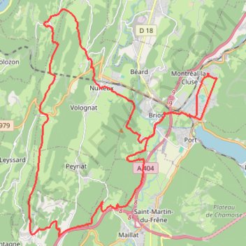 Itinéraire Monts Berthiand, distance, dénivelé, altitude, carte, profil, trace GPS