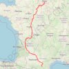 Itinéraire Paris (75000-75116), Île-de-France, France - Puivert (11230), Aude, Occitanie, France, distance, dénivelé, altitude, carte, profil, trace GPS