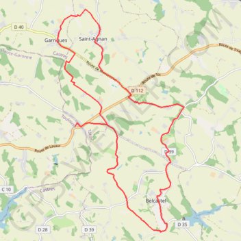 Itinéraire Deux pour le prix d'un ! Le Ramel, distance, dénivelé, altitude, carte, profil, trace GPS